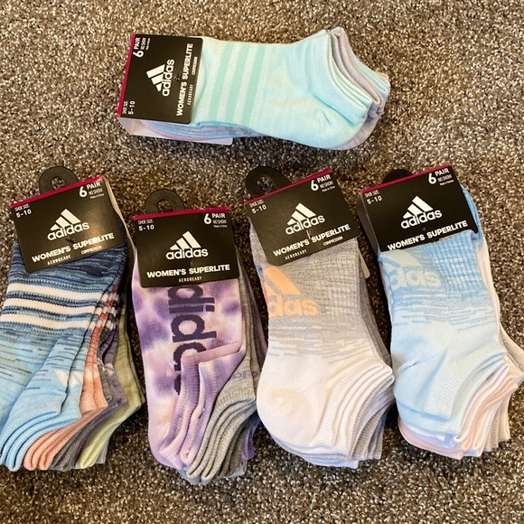 adidas Accessories - Adidas Women’s Superlite 6-pack no show socks